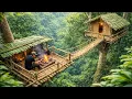 Lagu Building an Elevated Survival Shelter with Rope Ladder to Stay Safe from Ground Predators