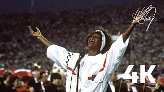 Whitney Houston National Anthem Star Spangled Banner 4K Remaster 