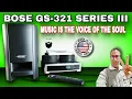 BOSE GS-321 SERIES III HOME THEATRE SPEAKER MADE IN USA