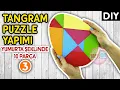 DIY HOW TO MAKE EGG TANGRAM PUZZLE 10 PIECES