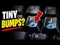 What Those Two Little Bumps on the F and J Keys Actually Do