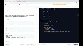 Leetcode 1234 Replace the Substring for Balanced String - two-pointer sliding window method