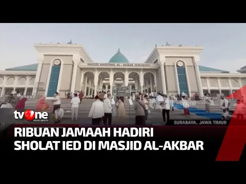 Penampakan Sholat Idul Fitri di Sejumlah Daerah