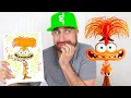 3 Marker Challenge with Inside Out 2 In Real Life at My PB and J House
