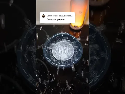 Water vs JBL π₯π Tell me what's next in the comments β¬οΈ Like and follow me for more β¬οΈ #jbl #charge4