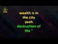 Buju Banton - Destiny (Karaoke Version)