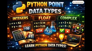 Data types-integer float complex