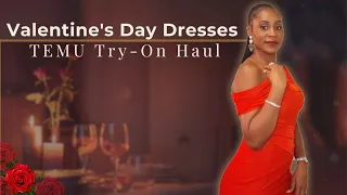 valentine s day temu try on haul cute elegant outfit ideas affordable finds