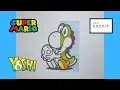 Coloring Yoshi Super Mario Bros Roshie Coloring Pages