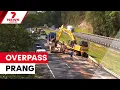 Truck crashes into Bruce Highway overpass 7NEWS