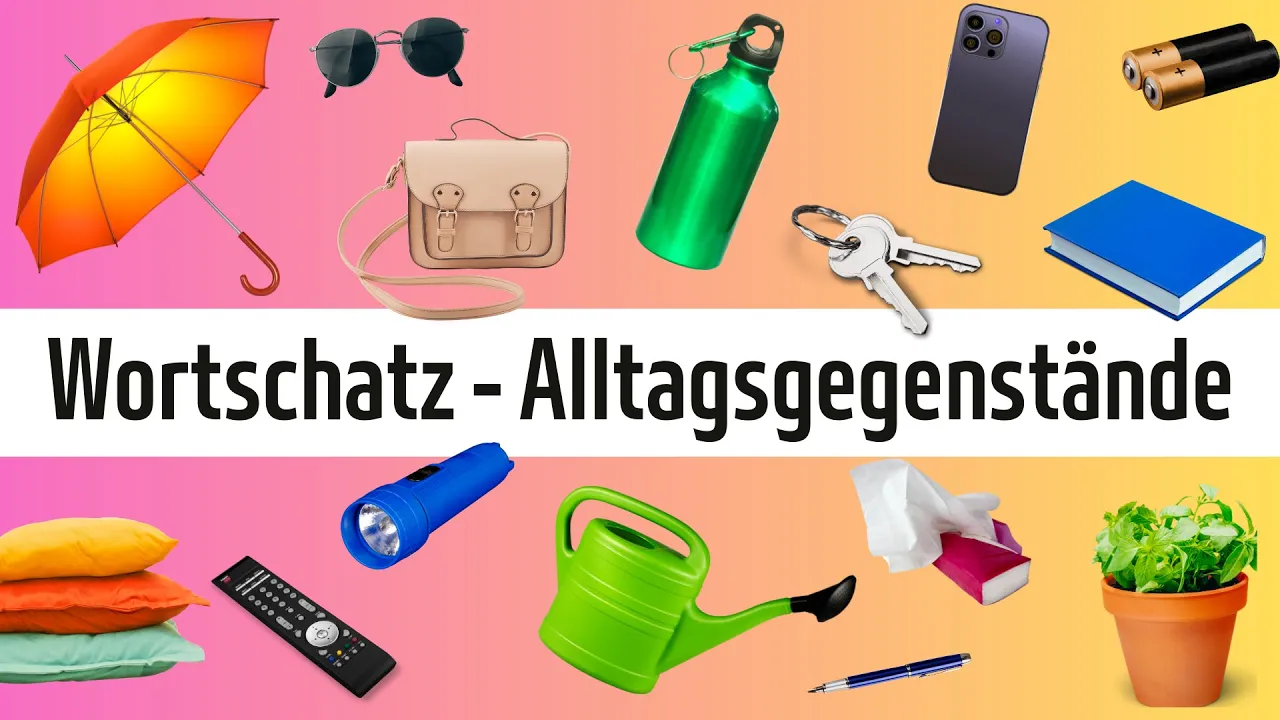 Learn German - Vocabulary: Everyday objects