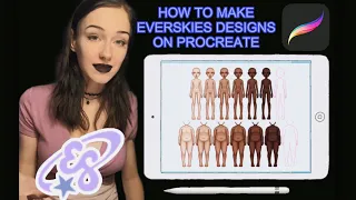 How to Create Everskies Designs on Procreate Making Designing More Effecient on your iPad
