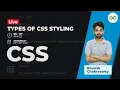 Types of CSS styling inline internal and External
