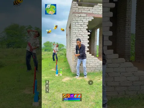 #minecraft #fortnite #freefire #pubg 🤯🔥 Bee 🐝 vs Bag 🛍️ Mask 😹 Funny Real Life Gameplay #funny