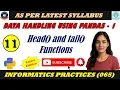 IP 065 Lecture 11 Data handling using pandas head tail functions of DataFrame