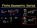 Finding The Sum of a Finite Geometric Series