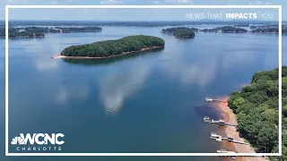 Drought lowers Lake Norman creating hidden hazards for boaters
