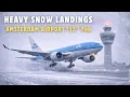 Lagu EXTREME WEATHER | Can Pilots Really Land In This Much Snow? Amsterdam Snowstorm Landing \u0026 Takeoff