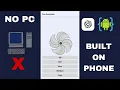 I Built This Fan App on My Phone - No PC ChatGPT AIDE