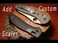 Adding Custom Micarta scales to Benchmade Griptilian 550