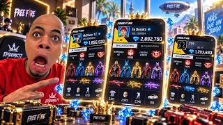 REACCIONANDO a las CUENTAS MAS CHETADAS de Free fire!