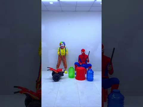 The clown starts the machine, but 😂