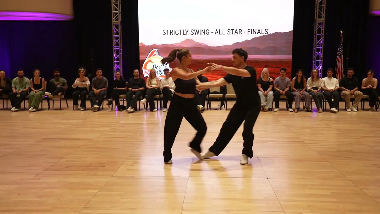 Margie Tuttle and Allan Thivoz - All Stars Strictly Final - Desert City Swing 2025