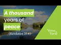 The Millennium 1 000 Years of Peace Revelation 20 4