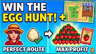 Stardew Valley Guide Egg Hunt Route Strawberry Seed Tip