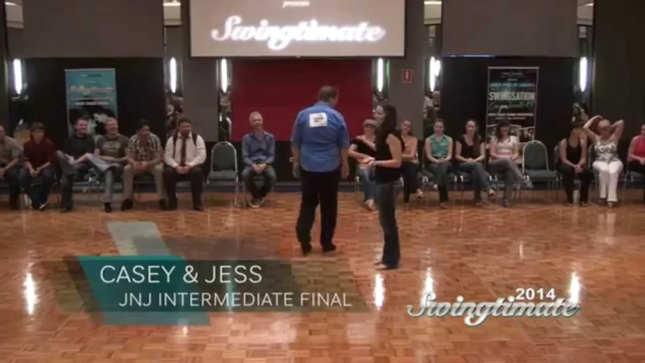 SWINGTIMATE 2014 Intermediate J&J Winners Casey Fowler & Jess Sweeny