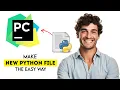 How to Make a New Python File in PyCharm 2025 Fast Easy Guide