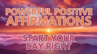 Positive MORNING GRATITUDE affirmations✨ Start Your Day with PURPOSE (affirmations said once)