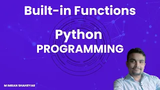 Python programming Chapter 12 Built-in Functions