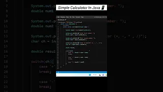 Build Simple Calculator In Java Learn In 20sec