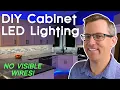 Ultimate Guide to DIY Cabinet LED lights - full install