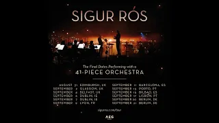 Sigur Rós - 2026 European and UK Tour - On Sale Now