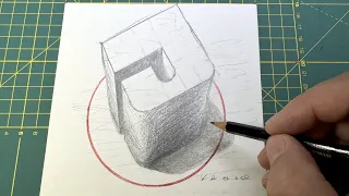 Drawing 3D Letter J #3dletters #minimalart