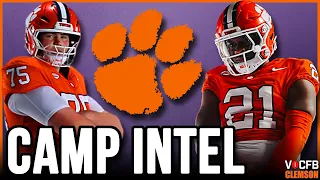 Clemson Camp INTEL Surprise O-Line Riser BIG Questions at DT RB