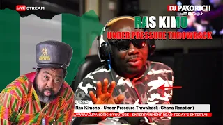 ras kimono under pressure throwback ghana reaction