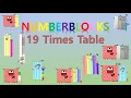 LEARN 19 TIMES TABLE - NUMBLY STUDY with numberblocks MULTIPLICATION LEARN TO COUNT