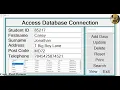 How to Create Visual Basic Net MS Access Database Connection with Save and Search - Part 1 of 2