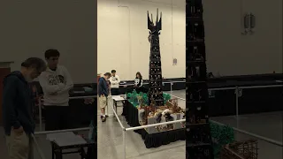 Huge LEGO Tower of Orthanc by Brendan McMahon #lego