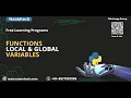 19 Mastering Python Functions Local Global variables
