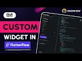 Custom Widget in Flutter Flow FlutterFlow Tutorial Hindi