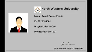 Student ID Card Generator Java Project Tutorial