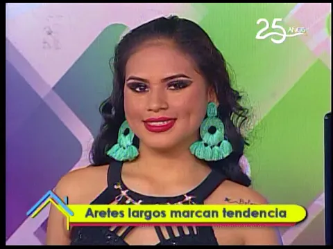 Aretes largos marcan tendencia