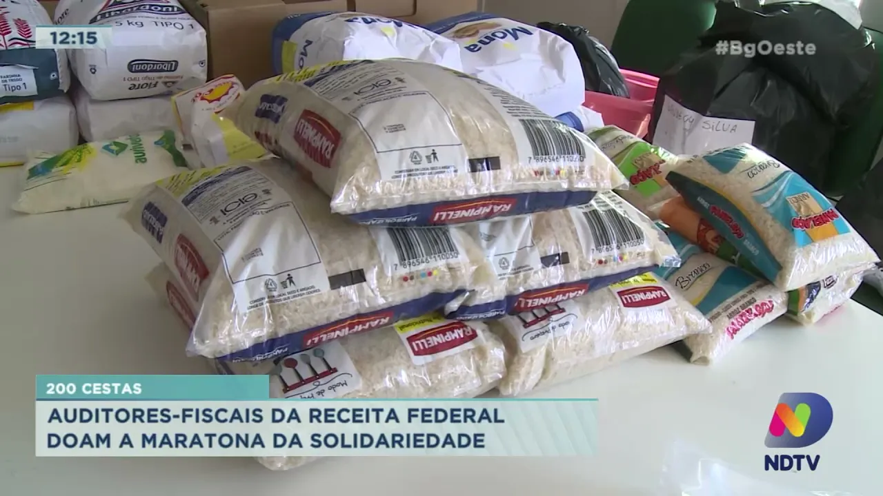 Auditores-fiscais da Receita Federal doam à Maratona da Solidariedade