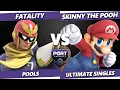Lagu Port Priority 9 - Fatality (Captain Falcon) Vs. Skinny the Pooh (Mario) Smash Ultimate - SSBU
