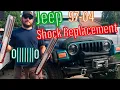 DIY How To Replace All Front Rear Shocks On Jeep Wrangler TJ 1997-06 Procomp Rancho Bilstien Fox