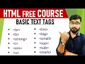 HTML Text Tags HTML Course for beginners in Hindi by Rahul Chaudhary